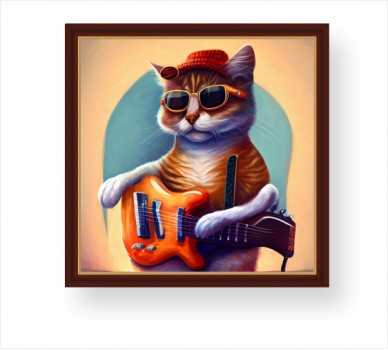 Котка с китара FP_4402100