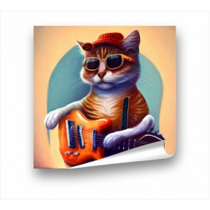 Котка с китара PP_4402100
