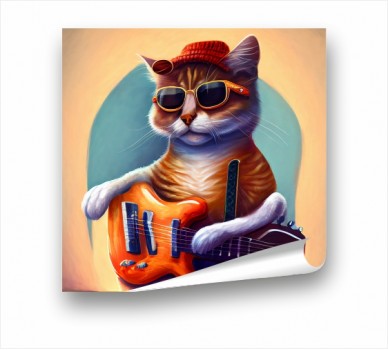 Котка с китара PP_4402100