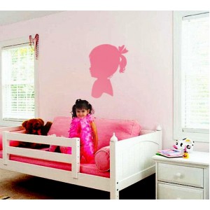 Декорация за стена | Детска стая  | Лице на момиче