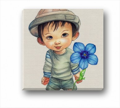 Момче с цвете CP_7400202