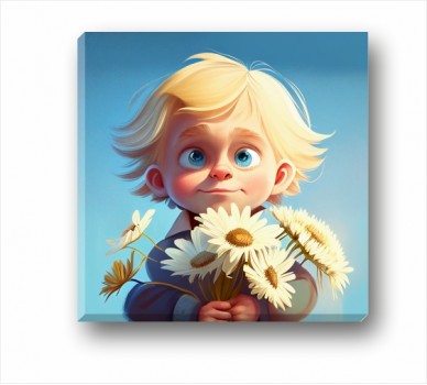 Момче с цвете CP_7401601