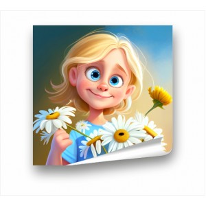 Момиче с цвете PP_7401602