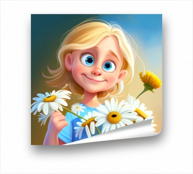 Момиче с цвете PP_7401602