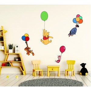 Декорация за стена | Детска стая  | Мечо Пух и цялата компания 464591